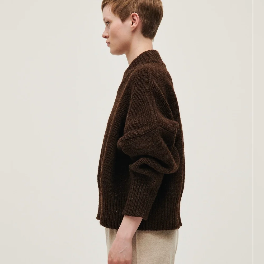 Babaa Jumper no 15 in color Earth, wool - Picture 5 of 12